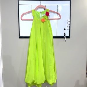 Peaches and cream bubble dress